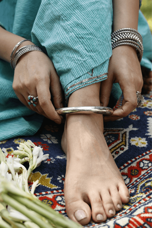 Silver Anklets for Women
